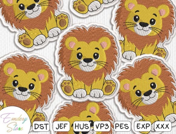 Baby Lion Patch Embroidery File Review