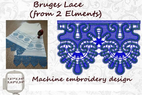 Bruges Lace Machine Embroidery Design Review