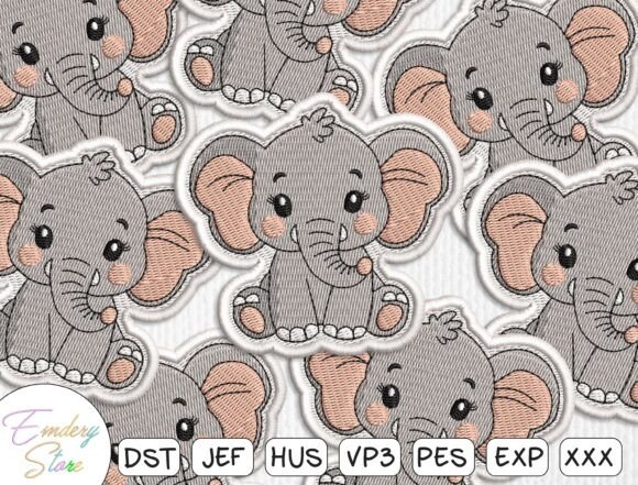 Cute Elephant Embroidery Design Review for Personalized Gifts