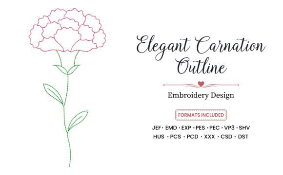 Elegant Carnation Embroidery Design Review
