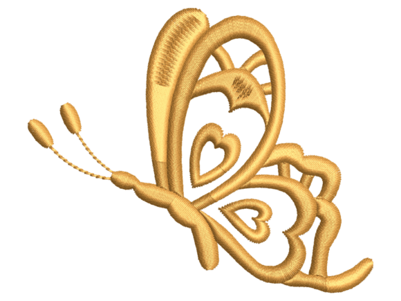Heart Motif Butterfly Embroidery Review