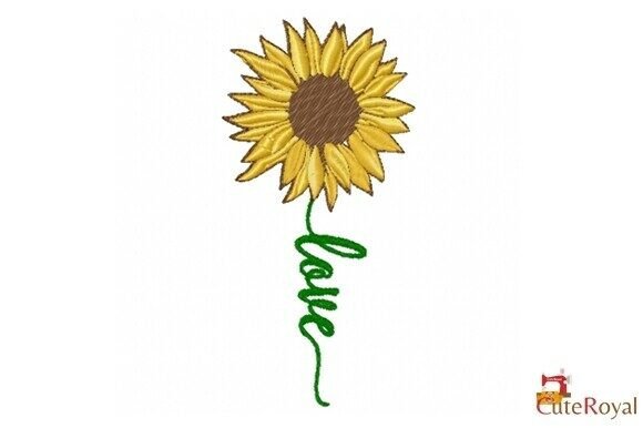Love Sunflower Embroidery Review for Gifts