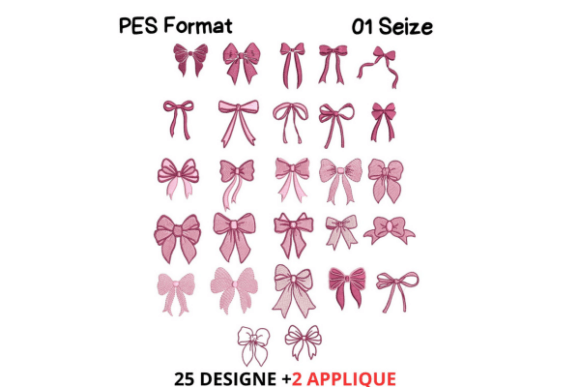 Mini Bow Embroidery Design Review for Holiday Collections