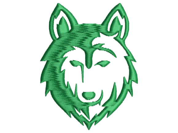 Minimal Wolf Face Embroidery Review for Craft Fairs