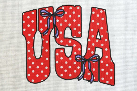 USA Polka Dot Embroidery Design Review